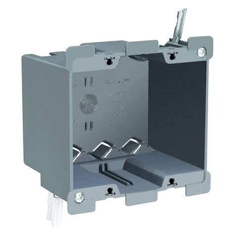 metal old work box 2 gang|2 gang outdoor outlet box.